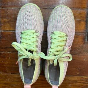 Nike Women's Sneakers in Pink and Lime